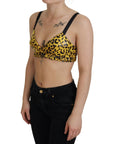 Dolce & Gabbana Chic Leopard Print Sleeveless Corset Top
