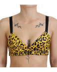 Dolce & Gabbana Chic Leopard Print Sleeveless Corset Top