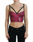 Dolce & Gabbana Leopard Print Bustier Corset Top
