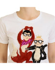 Dolce & Gabbana Iconic Prints Designer Cotton Tee