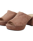 Prada Elegant Dark Rose Suede Heels