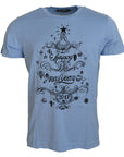 Dolce & Gabbana Elegant Light Blue Cotton Tee