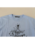 Dolce & Gabbana Elegant Light Blue Cotton Tee