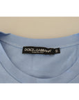 Dolce & Gabbana Elegant Light Blue Cotton Tee