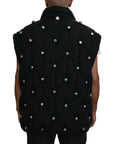 Dolce & Gabbana Elegant Black Sleeveless Vest Jacket