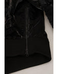 Dolce & Gabbana Elegant Black Bomber Hooded Jacket