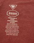 Dolce & Gabbana Elegant Maroon Printed Cotton Tee