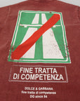 Dolce & Gabbana Elegant Maroon Printed Cotton Tee