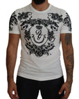 Dolce & Gabbana Elegant Floral Crown Tee