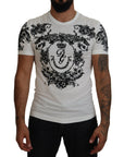 Dolce & Gabbana Elegant Floral Crown Tee
