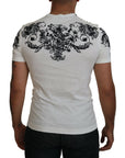 Dolce & Gabbana Elegant Floral Crown Tee