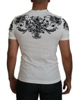 Dolce & Gabbana Elegant Floral Crown Tee
