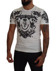 Dolce & Gabbana Elegant Floral Crown Tee