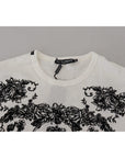 Dolce & Gabbana Elegant Floral Crown Tee