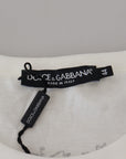 Dolce & Gabbana Elegant Floral Crown Tee