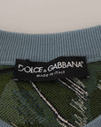 Dolce & Gabbana Jungle Embroidered Wool Silk Sweater