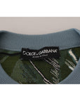 Dolce & Gabbana Jungle Embroidered Wool Silk Sweater