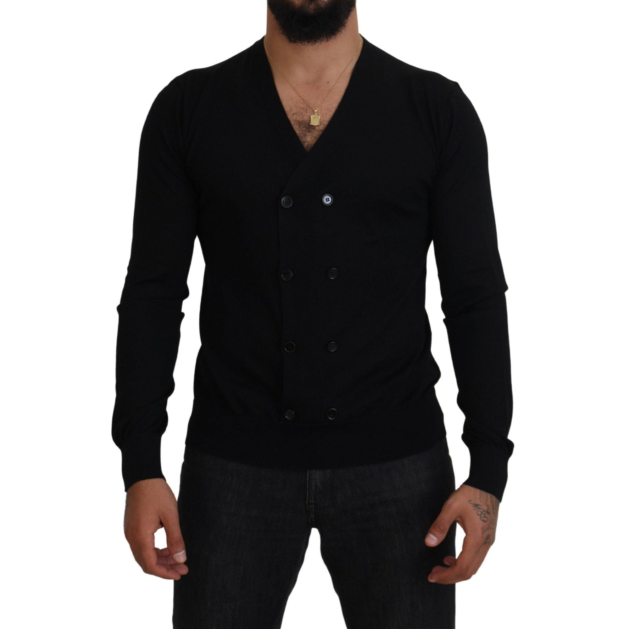 Dolce & Gabbana Elegant Cashmere Cardigan Sweater