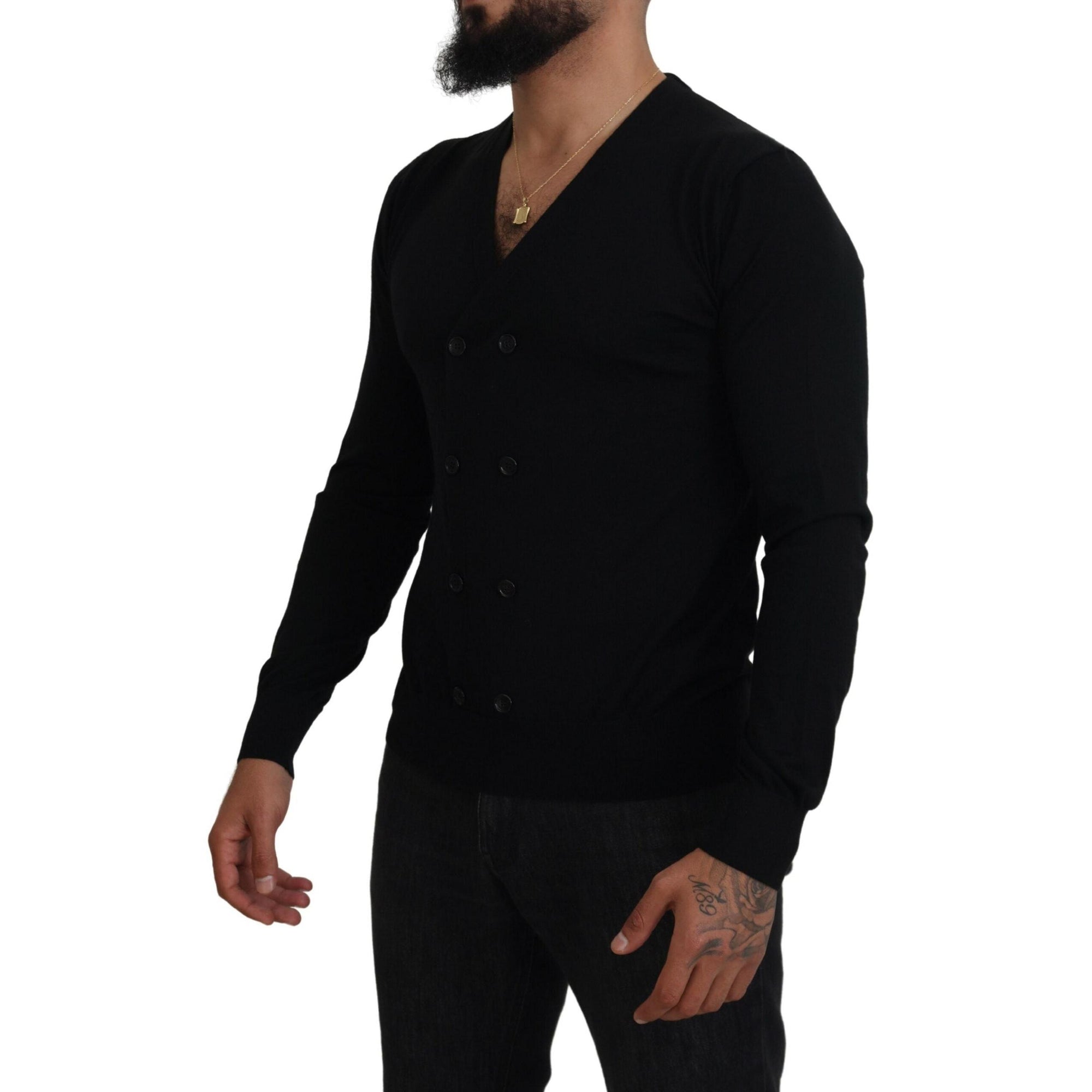 Dolce & Gabbana Elegant Cashmere Cardigan Sweater