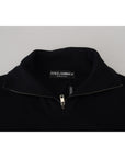 Dolce & Gabbana Elegant Silk Blend Black Pullover Sweater