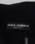Dolce & Gabbana Elegant Silk Blend Black Pullover Sweater