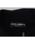 Dolce & Gabbana Elegant Silk Blend Black Pullover Sweater