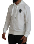 Dolce & Gabbana Elegant White Logo Hooded Sweatshirt