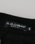 Dolce & Gabbana Elegant Black Cashmere Pullover Sweater