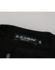 Dolce & Gabbana Elegant Black Cashmere Pullover Sweater