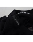 Dolce & Gabbana Elegant Black Cashmere Pullover Sweater