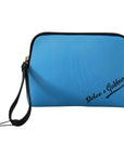 Dolce & Gabbana Elegant Blue Polyamide Pouch Bag