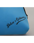 Dolce & Gabbana Elegant Blue Polyamide Pouch Bag