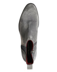 Dolce & Gabbana Elegant Gray Chelsea Leather Boots