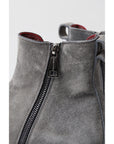 Dolce & Gabbana Elegant Gray Chelsea Leather Boots