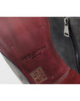 Dolce & Gabbana Elegant Gray Chelsea Leather Boots