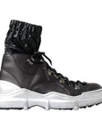Dolce & Gabbana Black High Top Sneaker Bootie