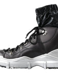 Dolce & Gabbana Black High Top Sneaker Bootie