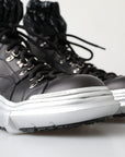 Dolce & Gabbana Black High Top Sneaker Bootie
