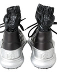 Dolce & Gabbana Black High Top Sneaker Bootie
