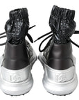 Dolce & Gabbana Black High Top Sneaker Bootie