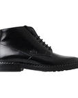 Dolce & Gabbana Elegant Black Leather Men's Boots