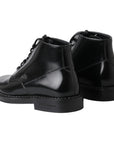 Dolce & Gabbana Elegant Black Leather Men's Boots
