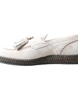Dolce & Gabbana Elegant Ivory Leather Espadrilles