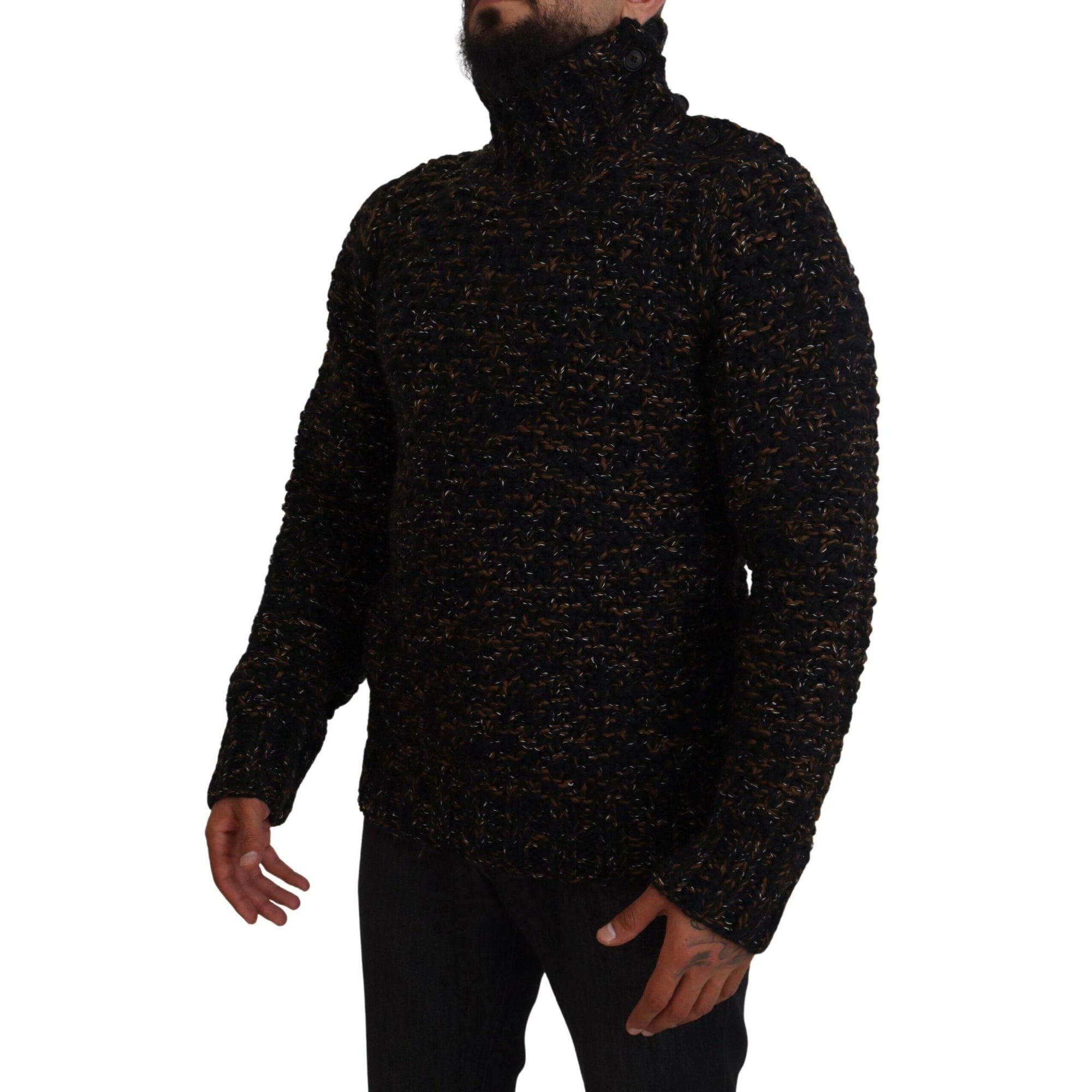 Dolce & Gabbana Elegant Turtleneck Sweater in Luxurious Wool Blend