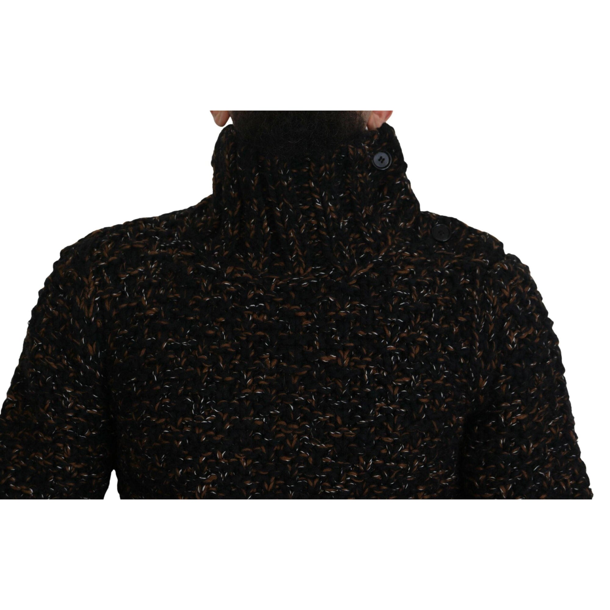 Dolce & Gabbana Elegant Turtleneck Sweater in Luxurious Wool Blend