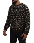 Dolce & Gabbana Elegant Bronze Knit Pullover Sweater