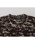 Dolce & Gabbana Elegant Bronze Knit Pullover Sweater