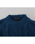 Dolce & Gabbana Elegant Blue Crewneck Sweater