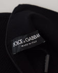 Dolce & Gabbana Elegant Black Wool Half Zip Turtleneck Sweater