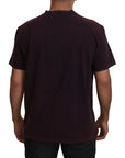 Dolce & Gabbana Elegant Bordeaux Crewneck Tee
